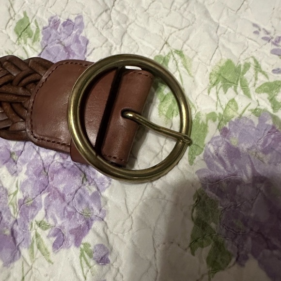 LOFT Rich Brown Textured Belt main image 4